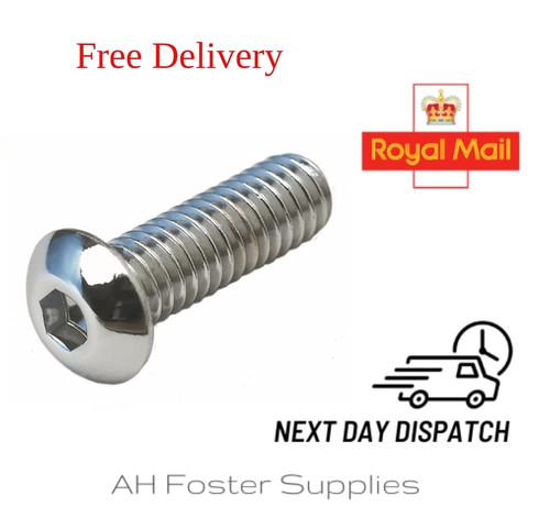 Button head socket bolts - button,