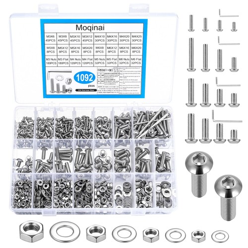 1092 pcs m6 stainless - pcs, m3