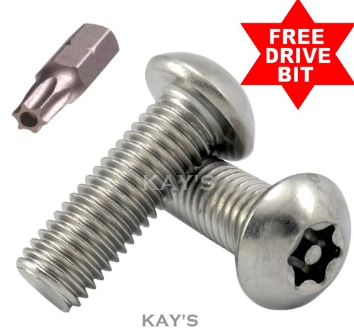 Torx button head security - torx,
