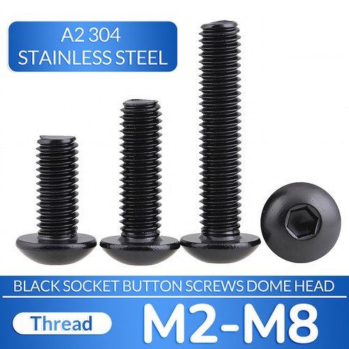 Black socket button - m2, m8