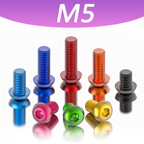Anodised aluminium button - anodised,