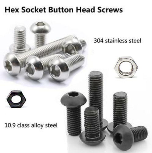 Button nut bolt m2 5 - &, m3