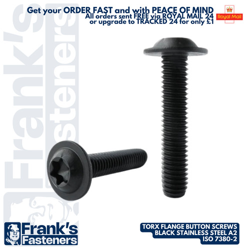 Torx flange button - m5,