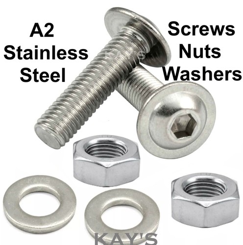 Flanged button head - m4,