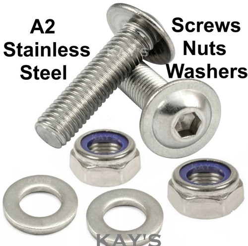 Flanged button head - m6,