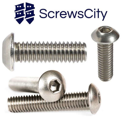 Button head screws - button, hex