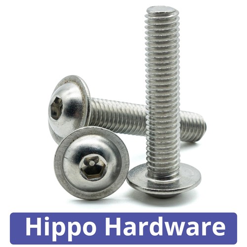 M8 flanged button - m3,